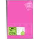 A5ノート　ノ-Y82MW-RP　ピンク　キャンパス スタディプランナー(ノートウィークリーA5ピンク)　見開き1週間（27週分）3号（A5）　コクヨ　ノY82MWRP