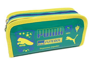 ◎プーマ フロントポケットペンケース グリーン 943PMGR PUMA ／プーマ／文具／文房具／新入学／＜在庫処分＞