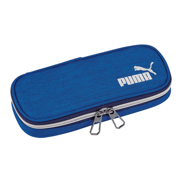 プーマ プーマ　ヘザーボックスペンケース　PM230BL　ブルー PUMA／クツワ／プーマ／文具／文房具／新入学／筆箱／筆入れ＜メール便不可＞