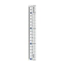 メタクリル直線定規 17cm【HSS180】名前シール付 ベルマーク連動参加商品 学校文具 クツワ KUTSUWA【メール便対応可能】