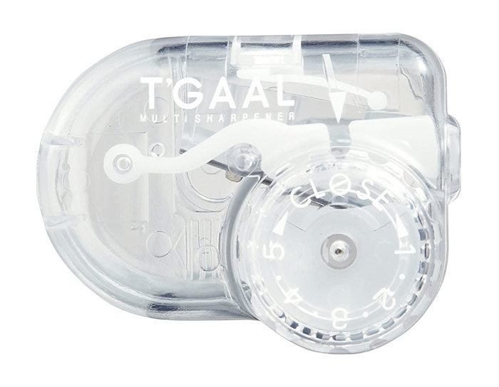 クツワ 透明鉛筆削りトガール クリアー【RS028CL】ハンディ鉛筆削り 手動鉛筆削り 携帯用えんぴつけずり 小型えんぴつ削り スケルトン T'GAAL HiL...