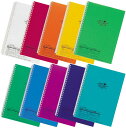 AQUA DROPs ツイストノート 専用リーフ30枚入り セミB5タテ型(S型)【N-1608】29穴 6mm 36行 全10種類 乳白・赤・橙・黄・黄緑・緑...