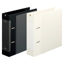 myfa コレクションファイル ワイドA5サイズS型 2穴【F-3311】全2色(ミルキーホワイト/ジェットブラック)収容枚数:コピー用紙450枚 ※中身のポケ...