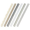 カスタマイズ オープンリングノート とじ具 A5サイズ 1本入り【N-2902】24穴 15×15×199mm 一般のバインダーノート用のリーフとは互換性があり...