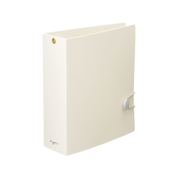 myfa　コレクションストックファイル B6サイズ 6仕切り 7ポケット ミルキーホワイト【F-3350】収容枚数..