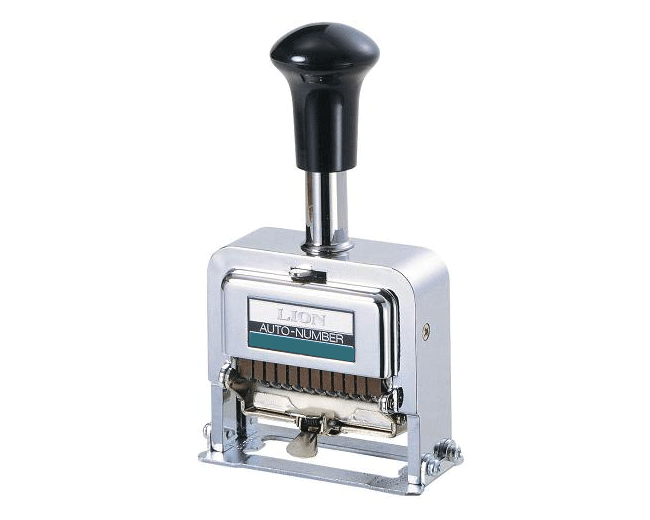 ナンバリング A型 A-21 206-02 12桁3様式 E字体 様式：0,1,2 下6桁自動送り 付属品：メタルインキ1個・..