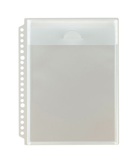 ポッケde整理 A5判 リフィル 1ポケット 2枚入 片面ポケット【NP-51M・147-20】20穴(80mm2穴 兼用穴）台..