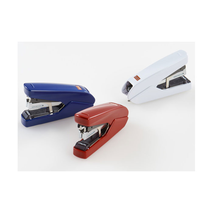 マックス ホッチキス パワーフラット【HD-10DFL】フラットクリンチ機構搭載 針装填数:100本 最大とじ枚数:約26枚 針装填方式:ワンタッチオープン方式 サイズ:H62×W26×L109 mm MAX ホチキス ステープラー ハンディタイプ10号シリーズ【メール便対応可能】