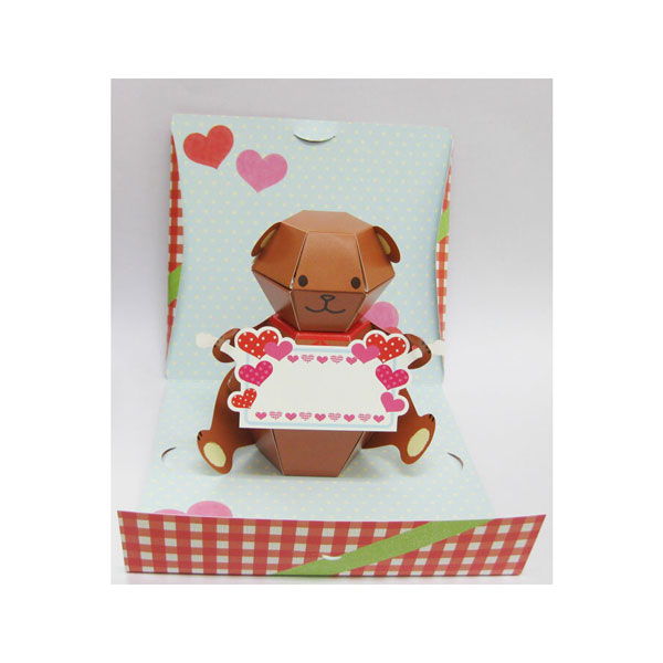 ポップアップ色紙 SC-36(1000033263) くま ポプアップ色紙 shikishi◆メール便対応◆graphic station APJ