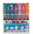 三菱鉛筆 サインペン ポスカ 極細 PC-1ML 7C ラメ入り 7色セット