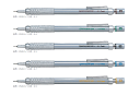 ぺんてる シャープペンシル グラフギア500 0.3/0.4/0.5/0.7/0.9mm 【PG513/PG514/PG515/PG517/PG519】GRAPHGEAR シャーペン/文具/筆記具/文房具/消しゴム付き/プレゼント