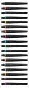 カートリッジ (補充インク) XFR 筆ペンアートブラッシュ専用 Art brush 詰替え 毛筆タイプ カラー筆ペン パック入り 水性染料カラーインキ 本体:...