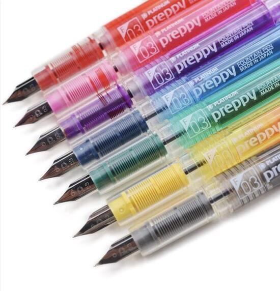 カートリッジ式万年筆 プレピー PSQ-300 Preppy ペン種 F 細字 03（0.3）PSQ300 カートリッジインク(軸色に準ずる)（PPQ-200・PPQ200後継商品）プラチナ万年筆　【 50本までメール便対応可能 】 bellepo-10017483 べるえぽ サンプル画像2