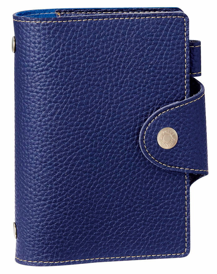 バインダー ソフトファイル mini6穴バインダー WPF1417 システムバインダー ミニ6穴対応 リング 15mm サイズ：約H145×W110×D25mm 合皮製 リフィルなし 対応リフィル：ポケットサイズ H126×W76mm mini6穴 可動式ペンホルダー付き【 メール便のみ送料無料 】