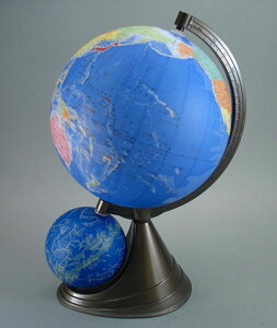 【26cm　地球儀　ミニ天球儀一体型】　昭和カートン（三貴工業）　日本地図付　学習用地球儀　26GF−J　26GFJ