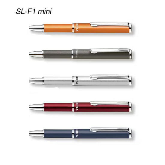 スライド式 油性ボールペン0.7mm SL-F1 mini エスエル-エフワン ミニ ガジェットカラーシリーズ インク色 黒 BA55-GC 全長84mm 軸が収縮し手帳やポケットや財布にもコンパクトに収まる 名刺より小さい 筆記具 伸びる 縮む ゼブラ ZEBRA 数量限定【 60本までメール便可能 】のサムネイル