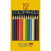 トンボ　色鉛筆12色　CQ-NA12C　紙箱入り　tombow