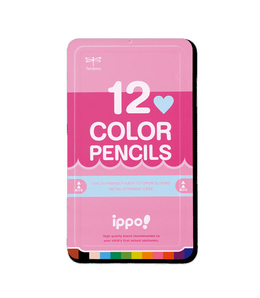 ȥܡippo! 饤ɴɮ 12CL-RPW0412Cۥץ졼 Pink /åݡ12COLOR PENCILS1576401 Tombow 饤ɼɮ6Ĥޤǥ᡼бǽ