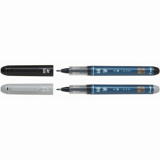瞬筆 小筆 かため 水性 キャップ式 P-SVS-30KK シュンピツ 水性染料 速乾インキ 携帯用筆ペン 持ち歩き筆ぺん 筆跡が1秒で乾く筆ペン インクジェットはがき対応 セリース袋入 パイロット PILOT ＜メール便対応可能＞