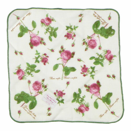 ルドゥーテ コレクション　ガーゼタオルハンカチ　グリーン