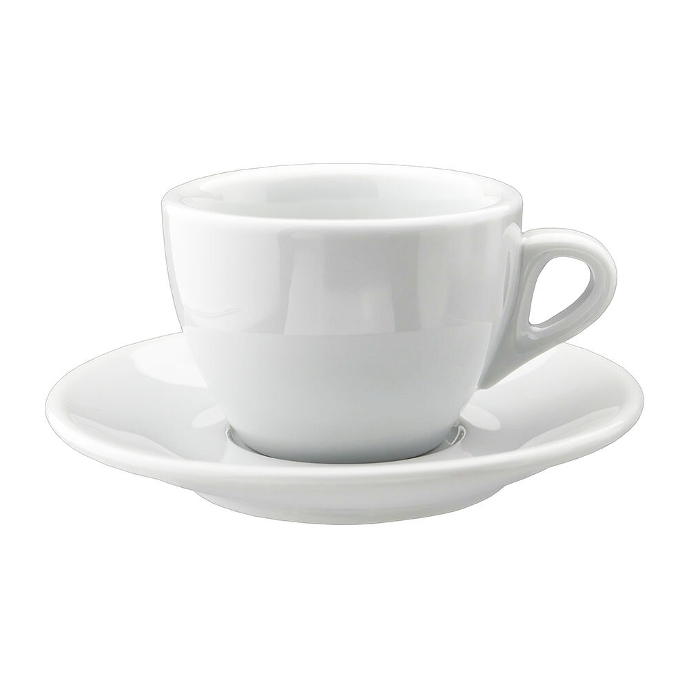 nuova pointシリ−ズパレルモサイズ(カップ)約W110×φ85×H62mm(約135ml)サイズ(ソーサー)約φ145×H20mmセット内容カップ＆ソーサーx1材　質磁器原産国イタリア製(Made in Italy)輸入販売元イタリア商事株式会社商品説明1979年、ローマの北西に位置する陶磁器の町チヴィタカステラーナにて創業。バールやカフェで日常的に 使う肉厚で冷めにくい造りのカップなどを製造するメーカー。飽きのこないシンプルな形状と色合い、そして 耐久性を兼ね備えた製品はイタリア国内だけでなく、世界各国でも高い評価を得ています。コーヒー、紅茶兼用にお使いいただけるカップ＆ソーサーです。※専用のギフト箱がありません。ギフトの場合は、適当なサイズの箱に入れてラッピングいたします。予めご了承下さい。