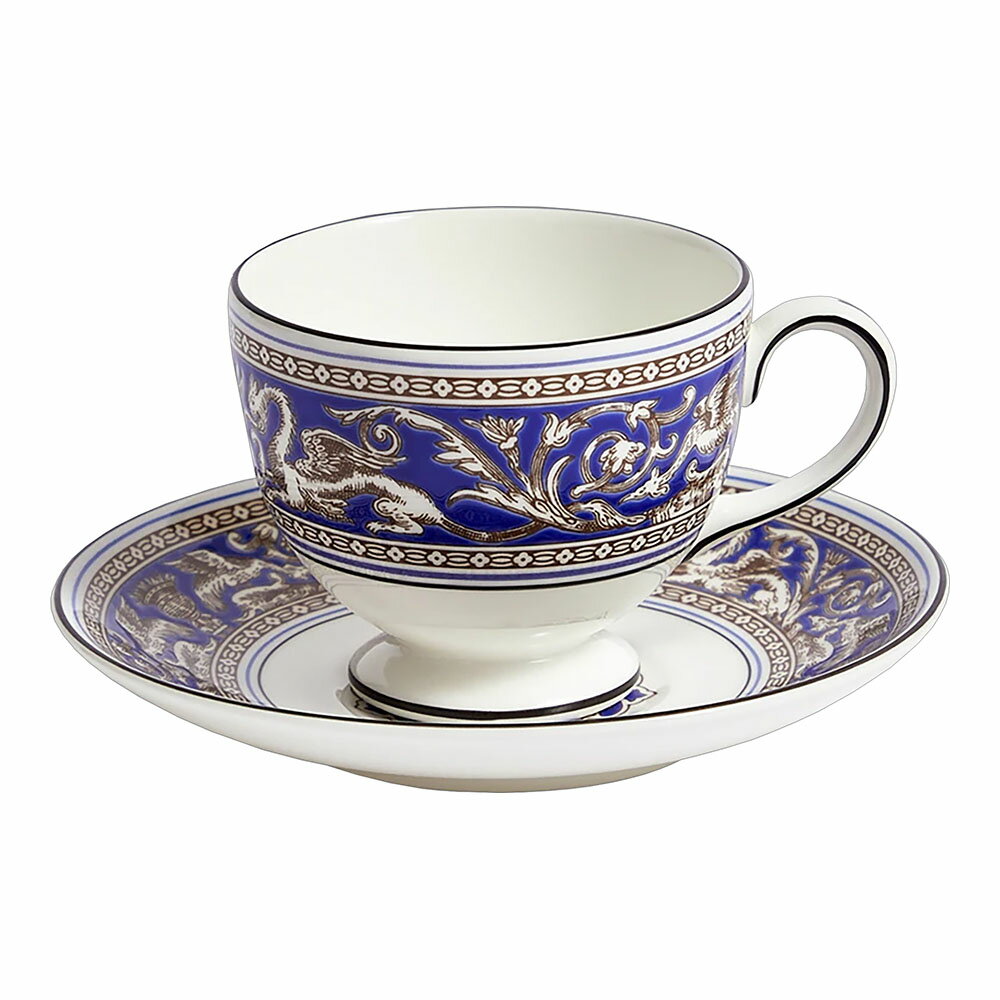 ウェッジウッド フロレンティーン マリン ティーカップ&ソーサー(リー) 1070727