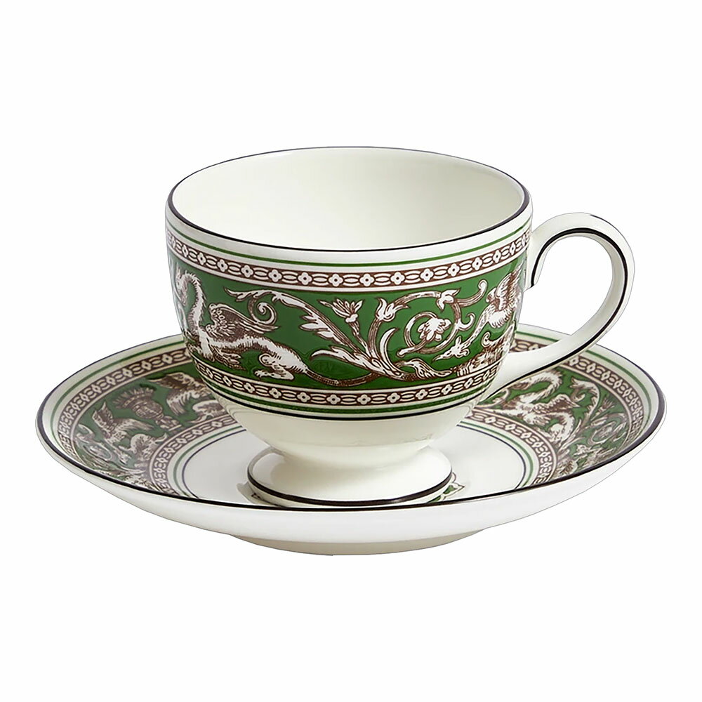 ウェッジウッド フロレンティーン ヴェルデ ティーカップ&ソーサー(リー) 1070851