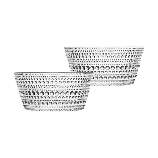 イッタラ　カステヘルミ　ボール　11cm　(230ml)　クリア　ペアギフトセット
