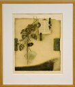 岩切裕子 額付き木版画 オランダ植物誌1(2003年)