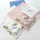 ウェッジウッド ワイルドストロベリー 刺繍ハンカチ 2201 / おしゃれ ブランド