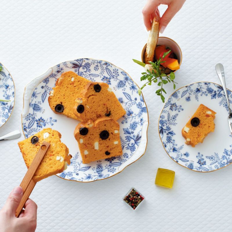 ノリタケ　ブルーソレンティーノ　18.5cmプレート