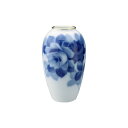 大倉陶園 ブルーローズ 花器 15cm 1A/8011