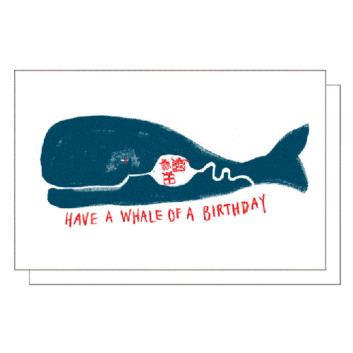 エッグプレスミニカード WHALE GIFT