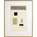 山中現 額付き木版画 『5つの記憶』 2000年