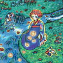 風鈴丸 額付き木版画 うたたね森 2000年