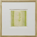岩切裕子 額付き木版画 『Lemon Verbena』(2006年)