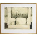 岩切裕子 額付き木版画 Magnolia(2003年)