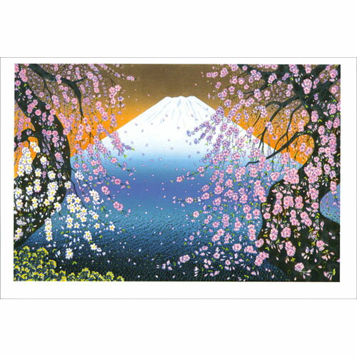 牧野宗則　額付き木版画　『日本のこころ』　2013年
