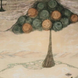 岩切裕子　額付き木版画　『予言者のカンカータ』（2000年）