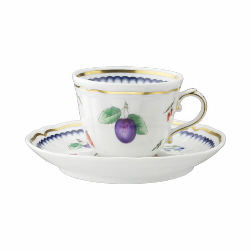 リチャード・ジノリ イタリアン フルーツ コーヒーカップ&ソーサー
