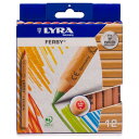 LYRA　リラ　ファルビー（軸白木）　色鉛筆　12色セット