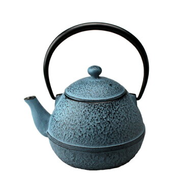 南部鉄器鉄瓶 OIGEN 及源 急須 たまご形 ブルー 0.55L