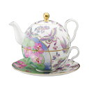 【中古】Royal Albert◆ポルカローズ/100周年記念/カップ&ソーサー/2点セット/GRN【キッチン用品】