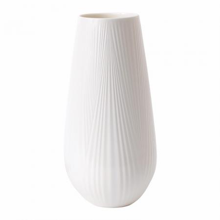 花瓶 ウェッジウッド　ホワイト フォリア　ベース 30cm