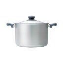 柳宗理デザインの調理器具 ステンレス両手鍋22cm(つや消し 深型)