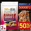 \50%OFF!9/4 20:00~9/11 01:59/【公式】 こだわりの濃縮 ナットウキナーゼ HYPER 5000FU 60日分(30日分×2個セット) 納豆 菌 サプリ 健康 納豆キナーゼ DHA EPA 亜麻仁油 えごま油 酵素 サプリメント なっとう菌 納豆酵素 美容 栄養補助食品 血圧 中性脂肪