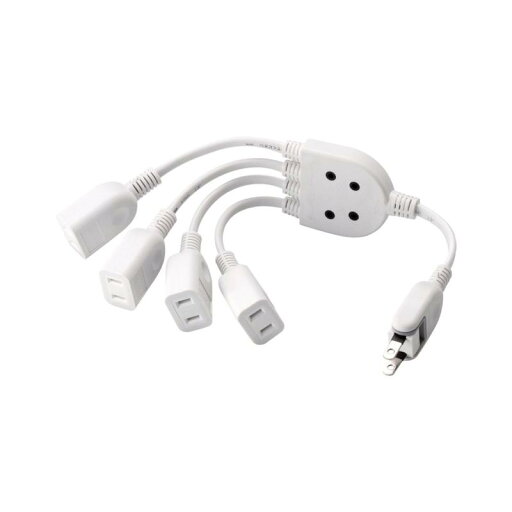 エレコム 電源タップ 0.2m ACアダプタ用電源延長コード 4個口 スイングプラグ ホワイト T-ADR4WH エレコム 電源タップ 0.2m ACアダプタ用電源延長コード 4個口 スイングプラグ ホワイト T-ADR4WH