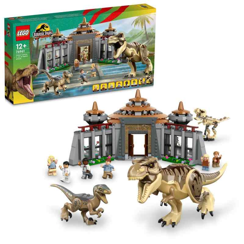 楽天ベルトワマーケットレゴ（LEGO） ジュラシック・ワールド ビジターセンター:T-レックスとラプトルの襲来 クリスマスギフト クリスマス 76961 おもちゃ ブロック プレゼント 恐竜 きょうりゅう 動物 どうぶつ 男の子