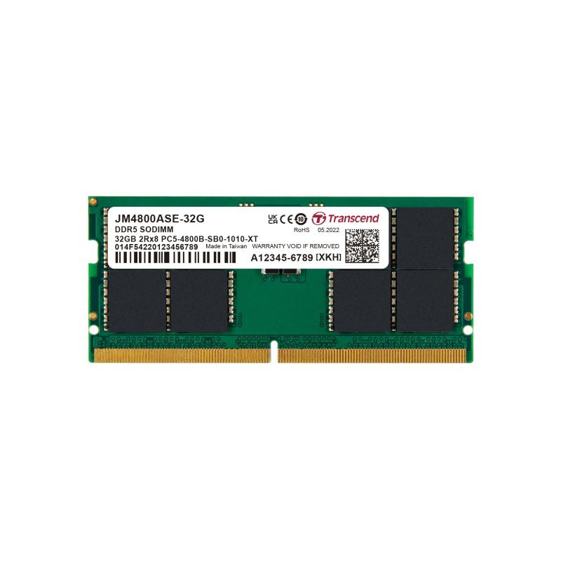 ȥ󥻥ɥѥ ΡPCѥ PC5-38400(DDR5 4800) 32GB 1.1V 262pin SO-DIMM 2Rx8 (2Gx8)x16 CL40 JM4800ASE-32G