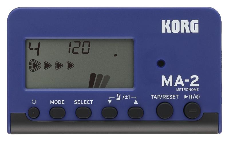 KORG(コルグ) メトロノーム MA-2 BLBK ブルーブラック 吹奏楽 ブラスバンド オーケストラ ギター 声楽 アカペラ 個人練習に最適 100時..